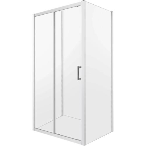 Zoom P 100x80 szögletes zuhanykabin tálca nélkül