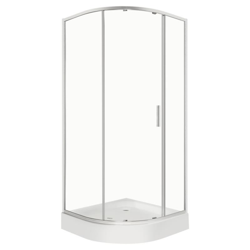 Solid RPS 90 íves egyajtós zuhanykabin zuhanytálcával
