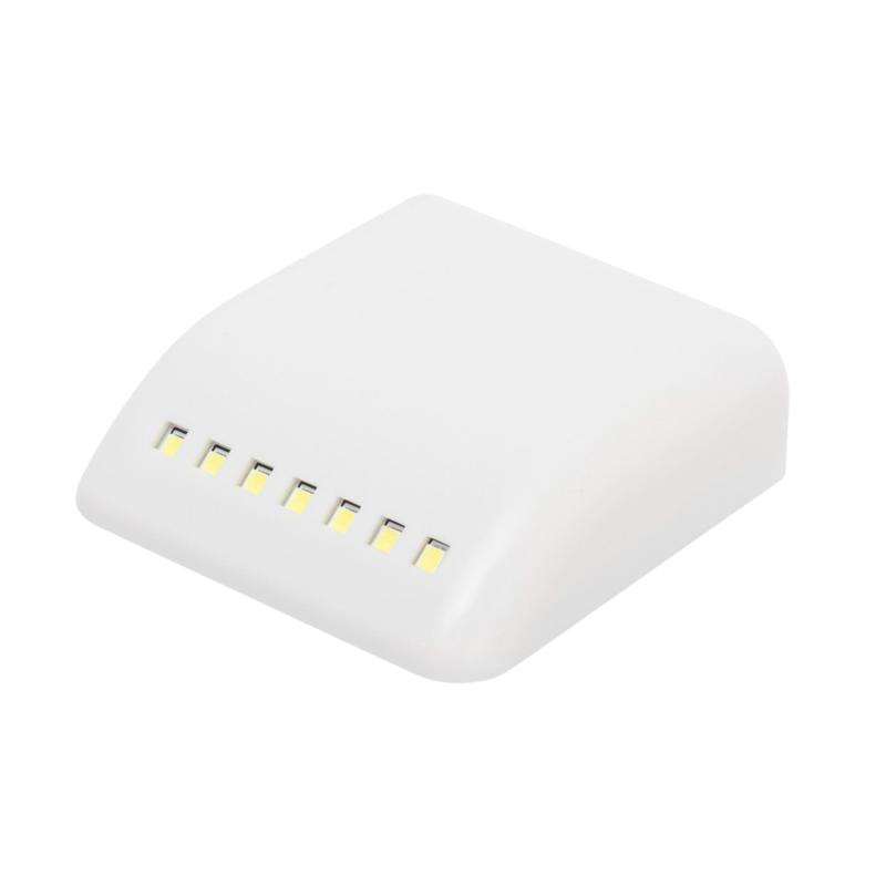 HOME GLS7 nyitásérzékelős bútorlámpa, 7db hidegfehér SMD LED, automatikus kapcsolás, közelítés érzékelő, elemes tápellátás