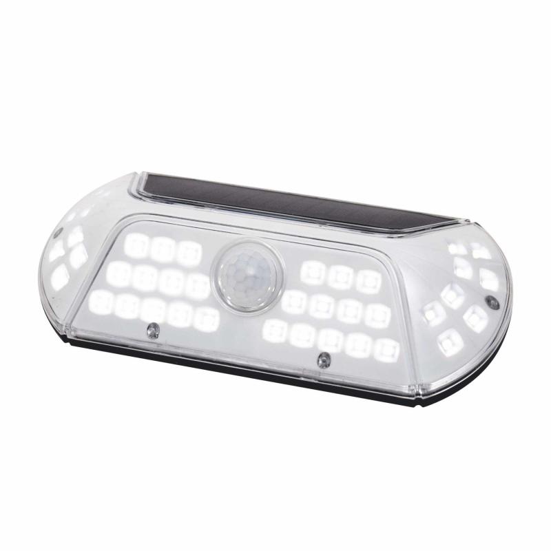HOME FLP301SOLAR napelemes LED reflektor, 40 db SMD LED, 300 lumen, PIR mozgásérzékelő, IP44, 18650-es akkumulátor