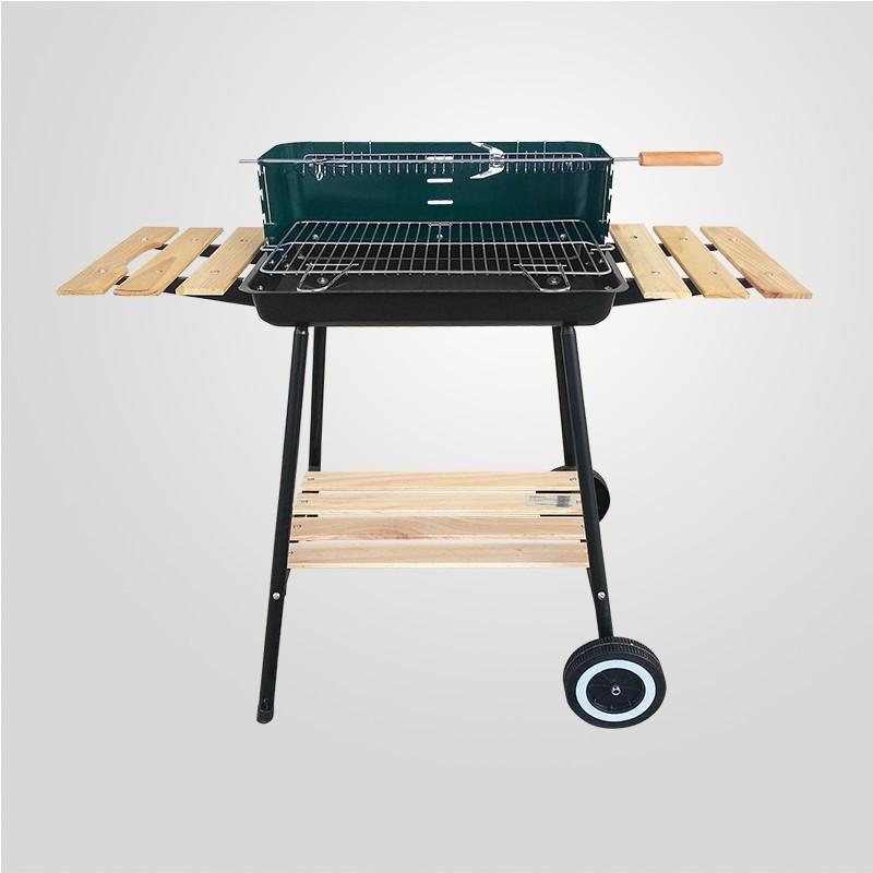 MIR244 téglalap alakú görgős széngrill