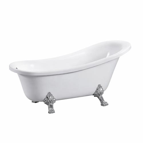 Clark szabadon álló fürdőkád fém lábakkal