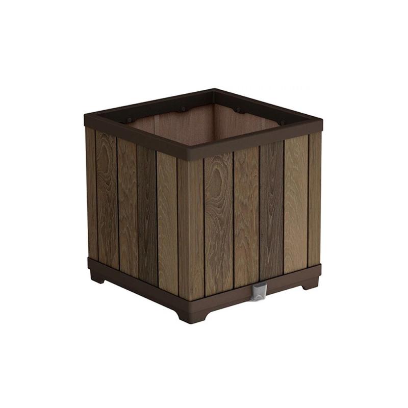 Deco szögletes műanyag virágláda 61 l