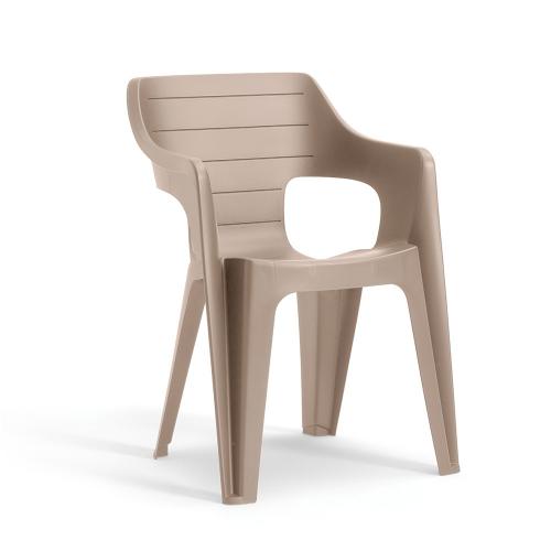 Bilbao iowback műanyag kartámaszos kerti szék