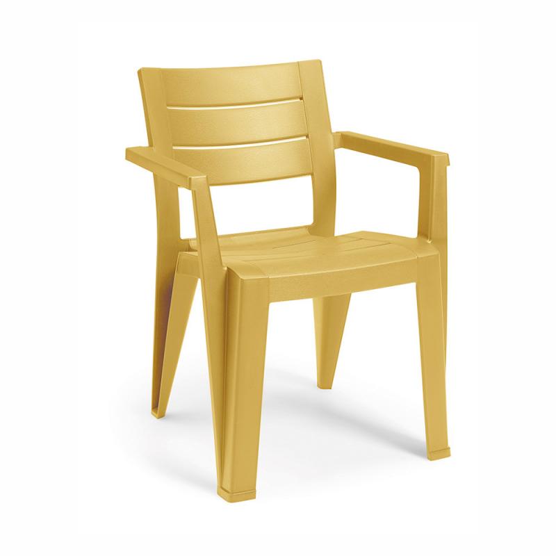 Julie kartámaszos műanyag kerti szék