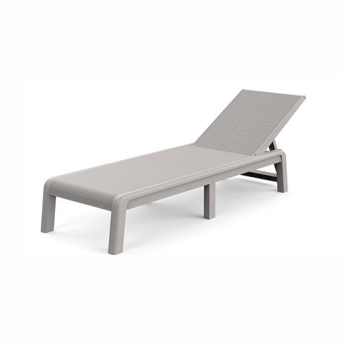 Atlas műanyag kerti napozóágy párna nélkül