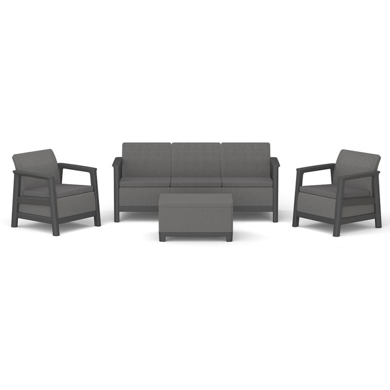 Scandi Love linea duo kerti bútor szett jute tárolós asztallal