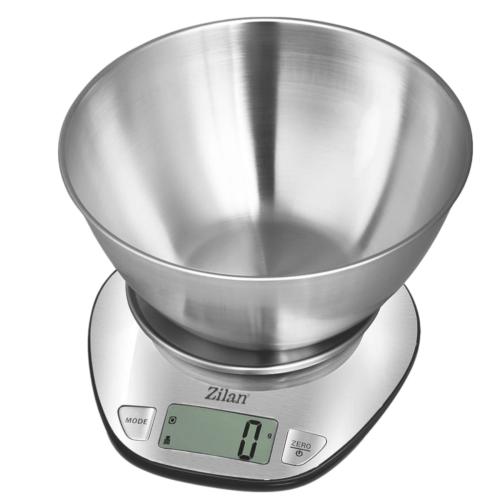 Konyhai mérleg, mérőedénnyel, 5kg