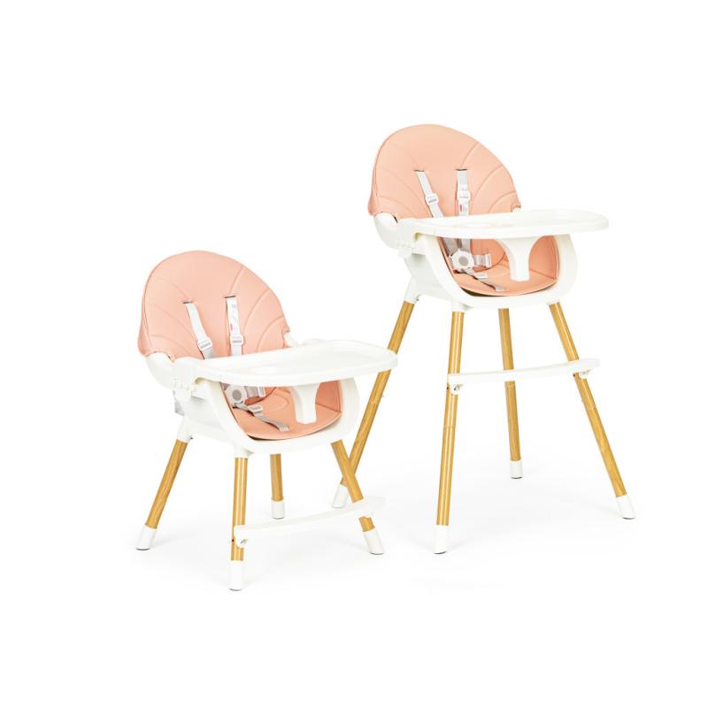 Etetőszék 2 az 1-ben rózsaszín