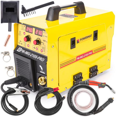 Inverteres hegesztőgép MIG MAG MMA TIG 210A PM-IMG-210S-PRO