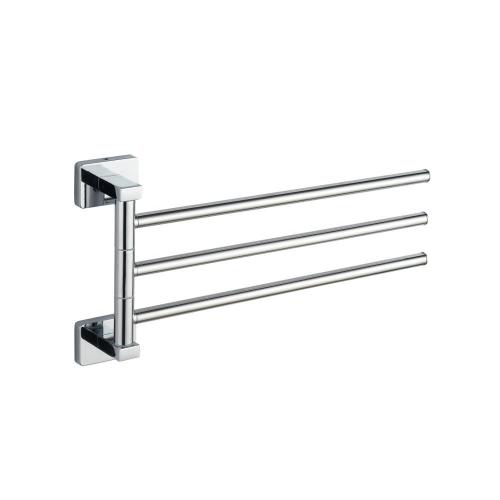 AQUALINE APOLLO mozgatható tripla törölközőtartó, 334mm, króm