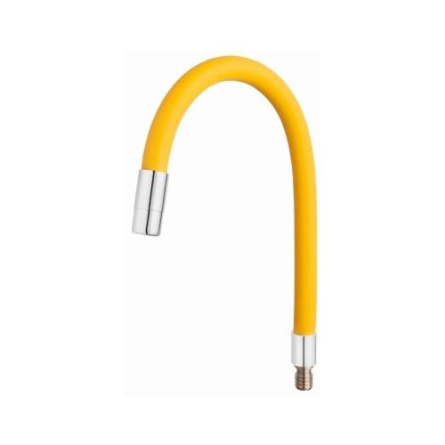 Elasztikus kifolyócső konyhai csaptelepekhez, Sárga
