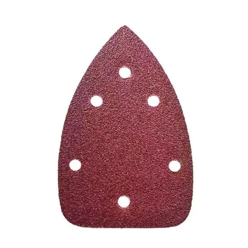 Delta csiszolópapír 140x140x80mm, 60gr, tépőzáras, 5db-os szett