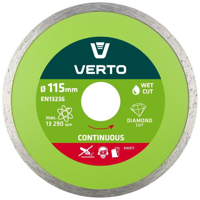 GYÉMÁNT VÁGÓKORONG 115MM VIZES, VERTO