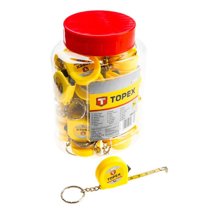 MINI MÉRŐSZALAG 1M(RENDELÉSI EGYSÉG 40DB), TOPEX