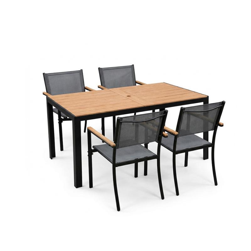 Lido 140 6+1 kerti bútor garnitúra szett