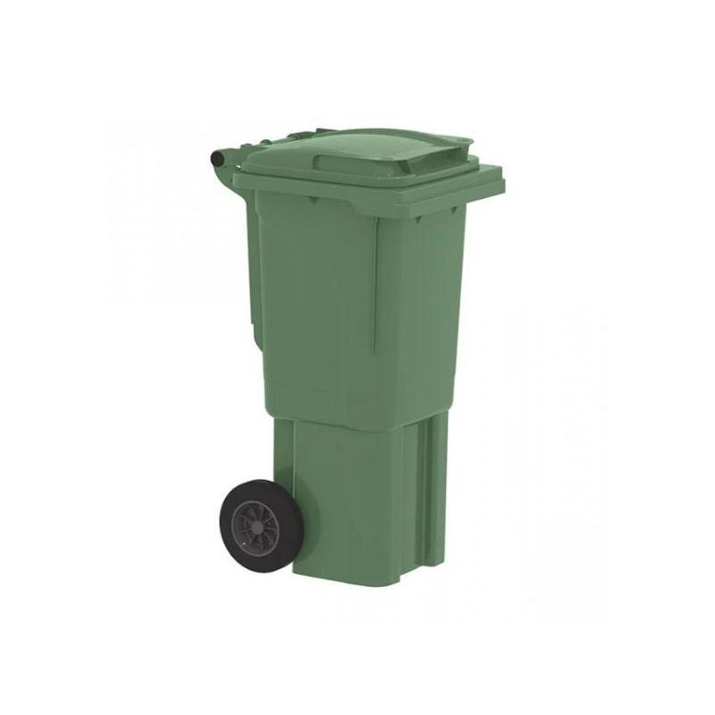 Háztartási kuka 60L ZÖLD kerekes