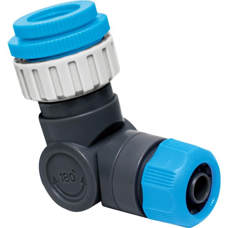 Adapter AQUACRAFT® 550344, 1/2"-3/4"-1", 360, 180, 1/2"