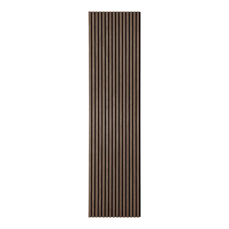 Akusztikus panel, fa furnér, dió, dió hatású 240x60x2,2 cm