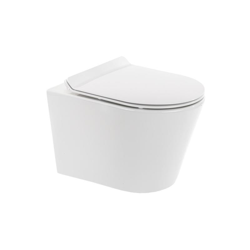 Ride fali, rimless WC ülőke nélkül