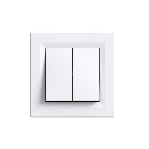 Nova csillárkapcsoló 105 fehér kerettel