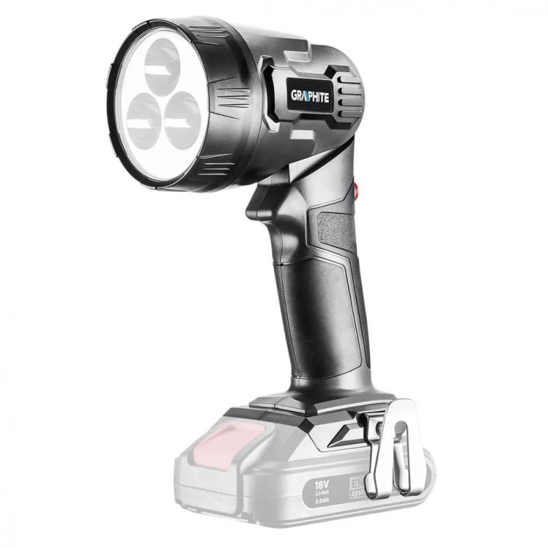 AKKUS LÁMPA ENERGY+, 18V, AKKU NÉLKÜL!!!, GRAPHITE