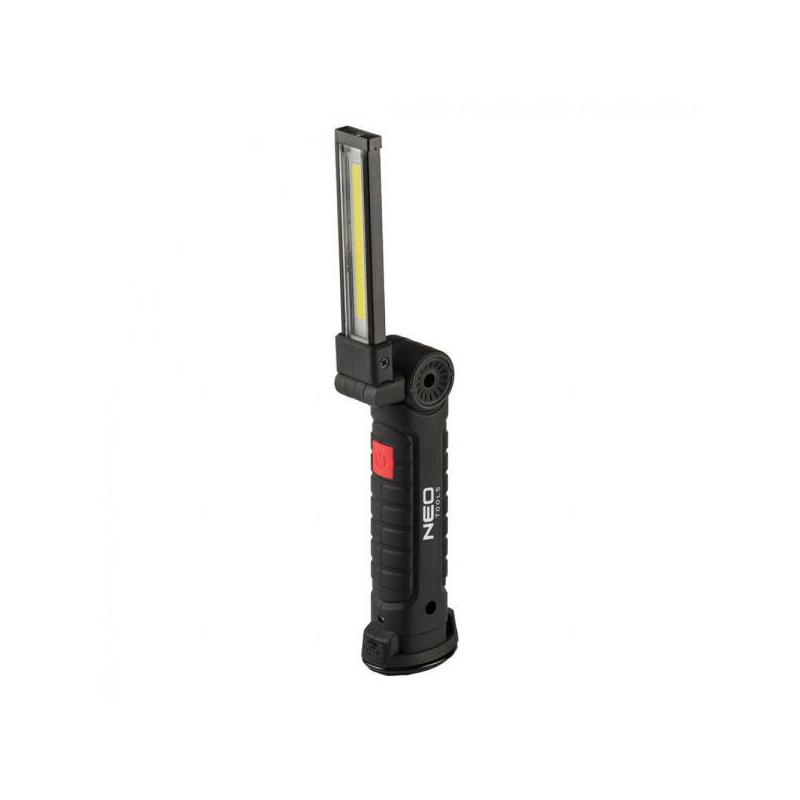 AKKUS MŰHELY-VIZSGÁLÓLÁMPA, TÖLTHETŐ, 200LUM COB LED, 3W, NEO