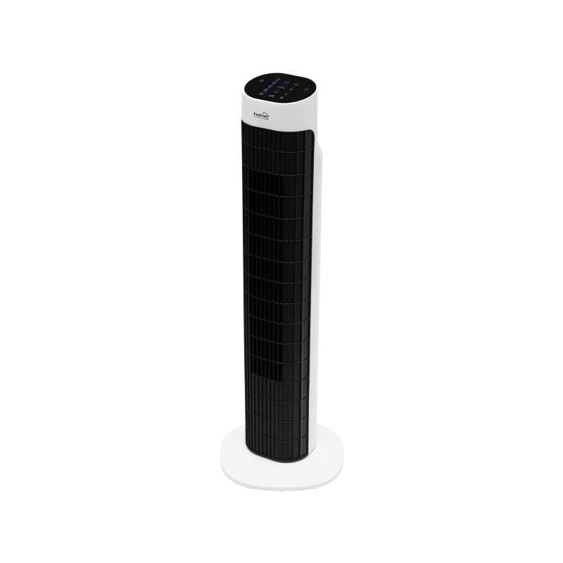Home TWFR100B oszlopventilátor, 45 W, 3 sebességfokozat, távirányító, kikapcsolás időzítés, oszcillálás, nagy méretű kijelző