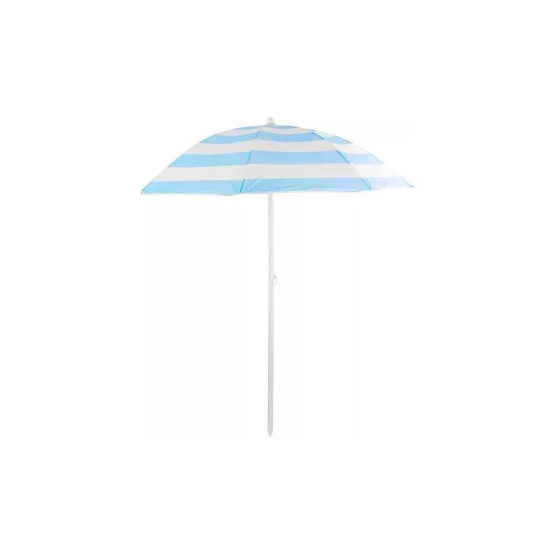 Napernyő DALIA 180 cm, 32/32 mm, dönthető csuklóval, türkiz-fehér, strand