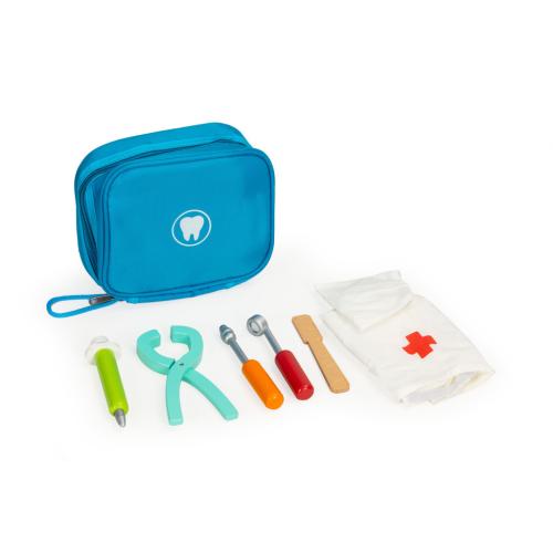 Fogászati készlet táskában 7 kiegészítővel