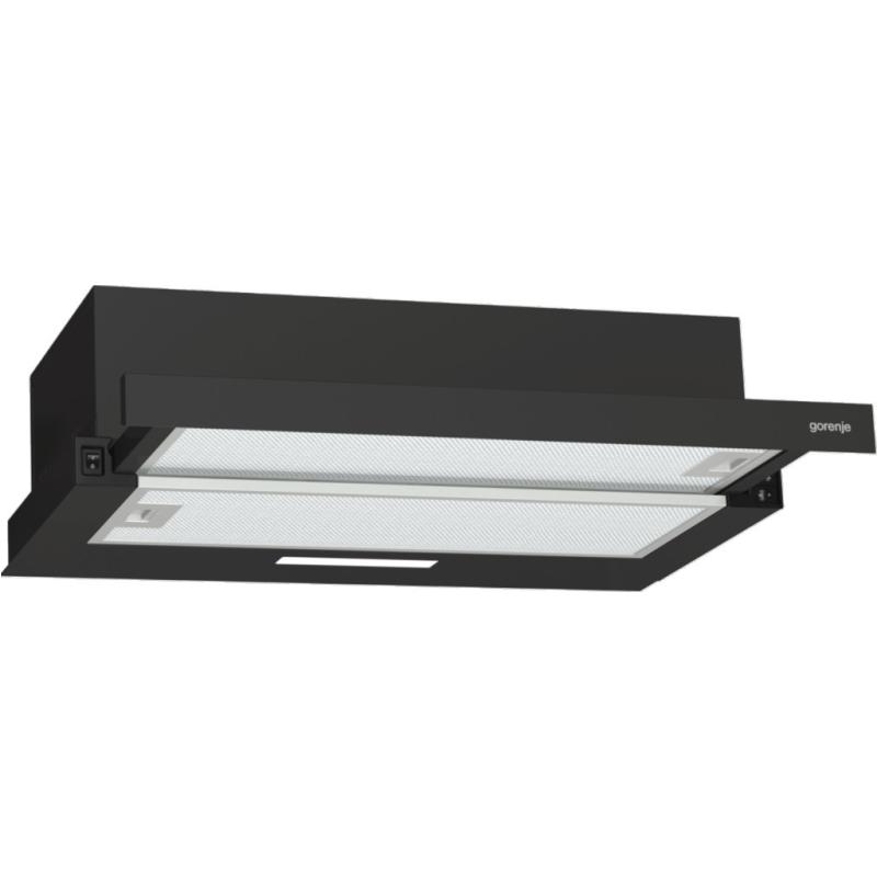 Gorenje TH60E3B Beépíthető Kihúzható páraelszívó LED világítás 1 db motor,350 m3/h,62-67 dB,60 cm széles,C