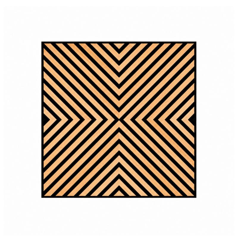 Akusztikus falpanel Deco IV hatású 60x60x1,8