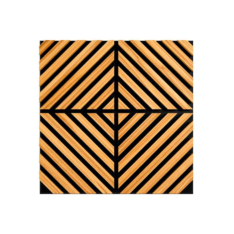 Akusztikus falpanel Deco IX hatású 60x60x1,8