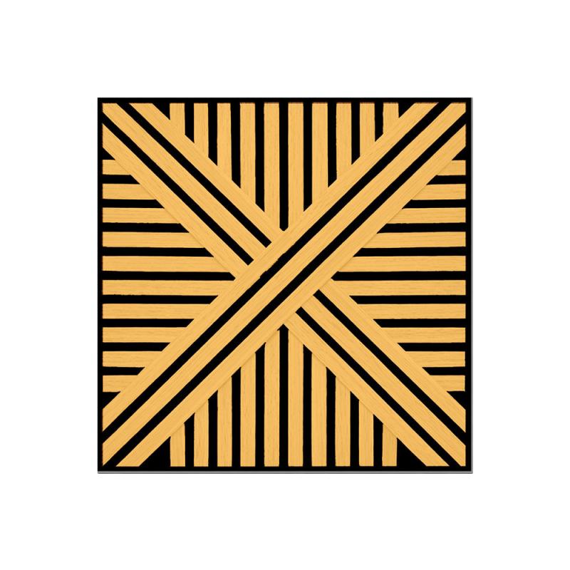 Akusztikus falpanel Deco VI hatású 60x60x1,8