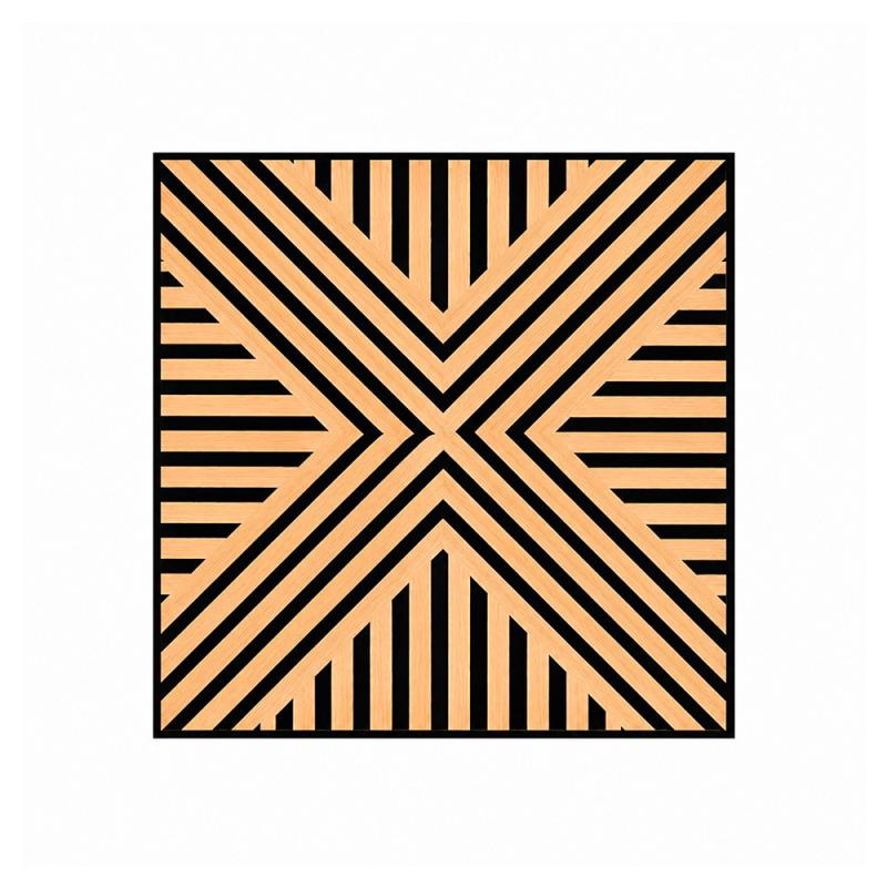 Akusztikus falpanel Deco VII hatású 60x60x1,8