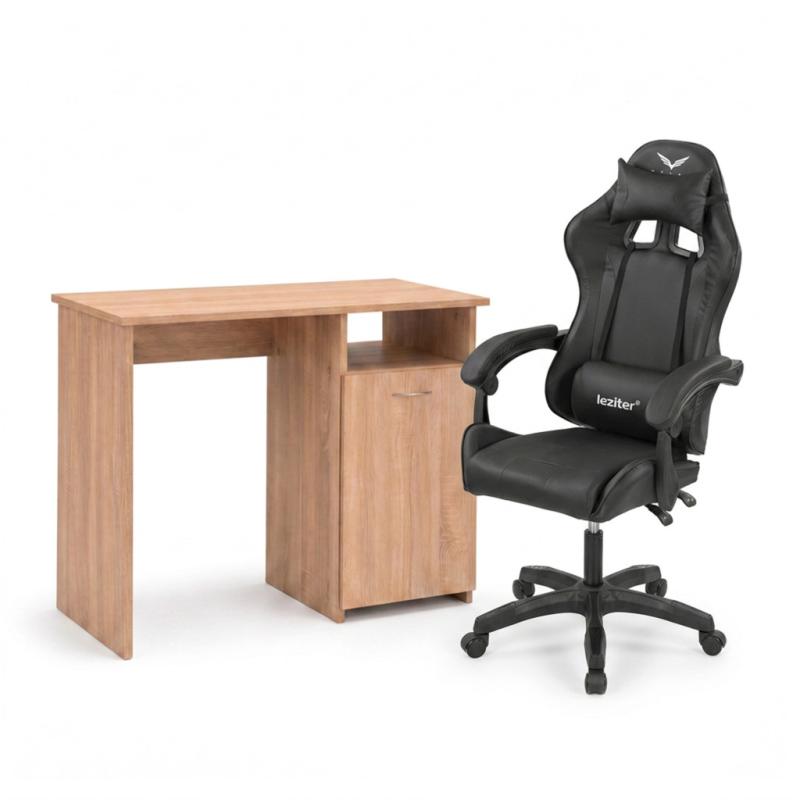 Family One íróasztal szett Raven gamer forgószékkel
