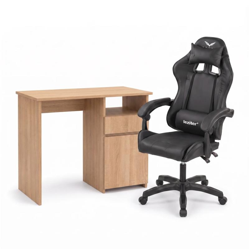 Family Pro íróasztal szett Raven gamer forgószékkel