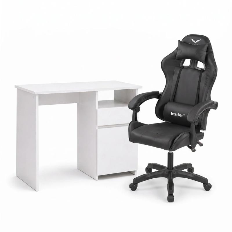Family Pro íróasztal szett Raven gamer forgószékkel