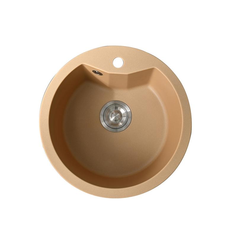 Dorin kerek egy medencés gránit mosogató szifonnal