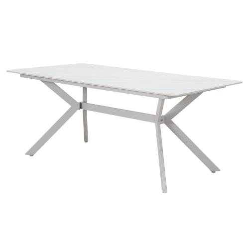 Ballena kerti asztal üveglappal