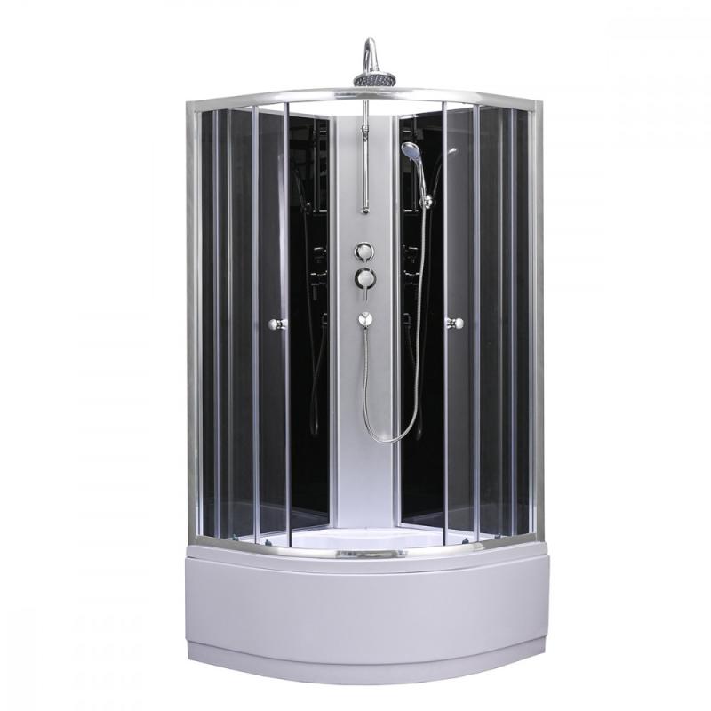 Karolino Black mélytálcás zuhanykabin