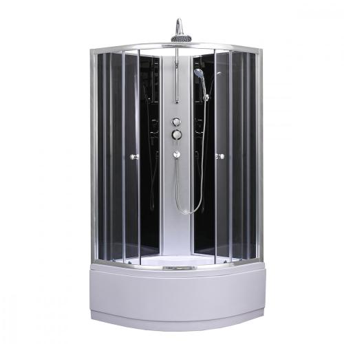 Karolino Black mélytálcás zuhanykabin