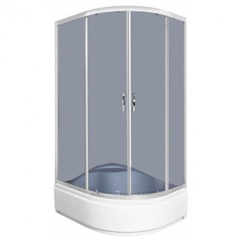 Katia aszimmetrikus íves zuhanykabin zuhanytálcával