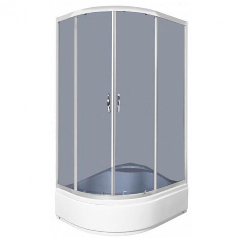 Katia aszimmetrikus íves zuhanykabin zuhanytálcával