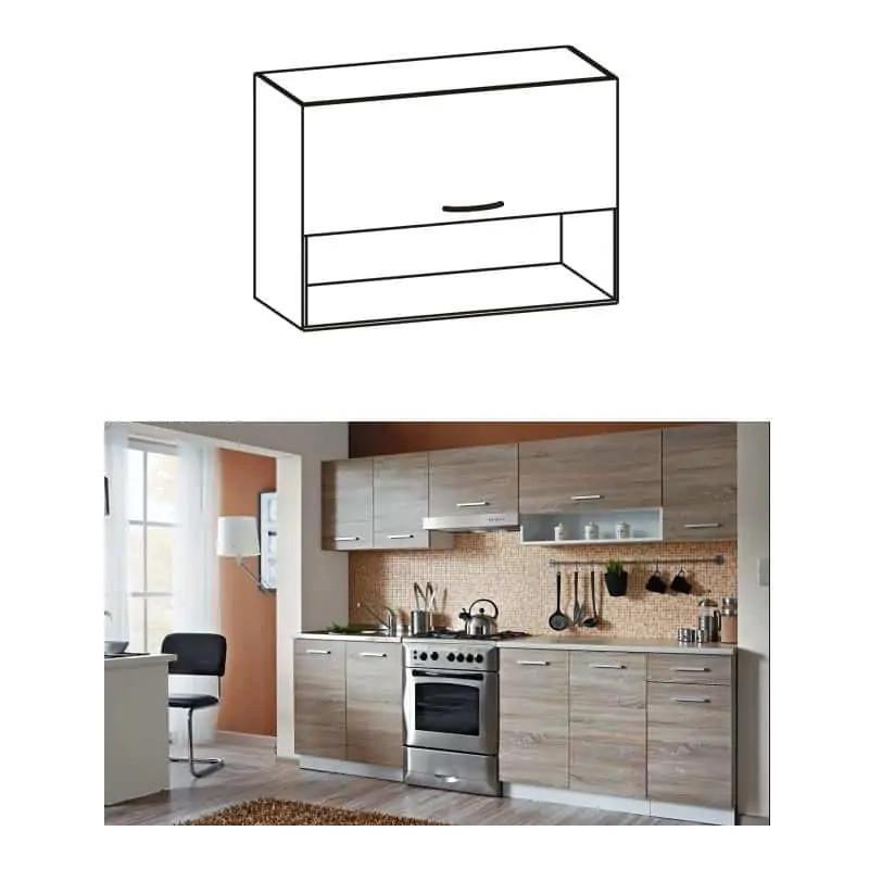 Konyhaszekrény LT1373, tölgyfa sonoma-fehér