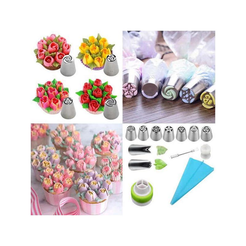 CakePro virágos tortadíszítő készlet