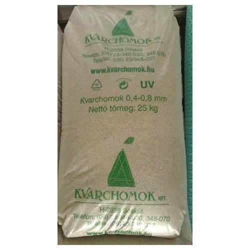 Kvarchomok, homokszűrős vízforgatóhoz