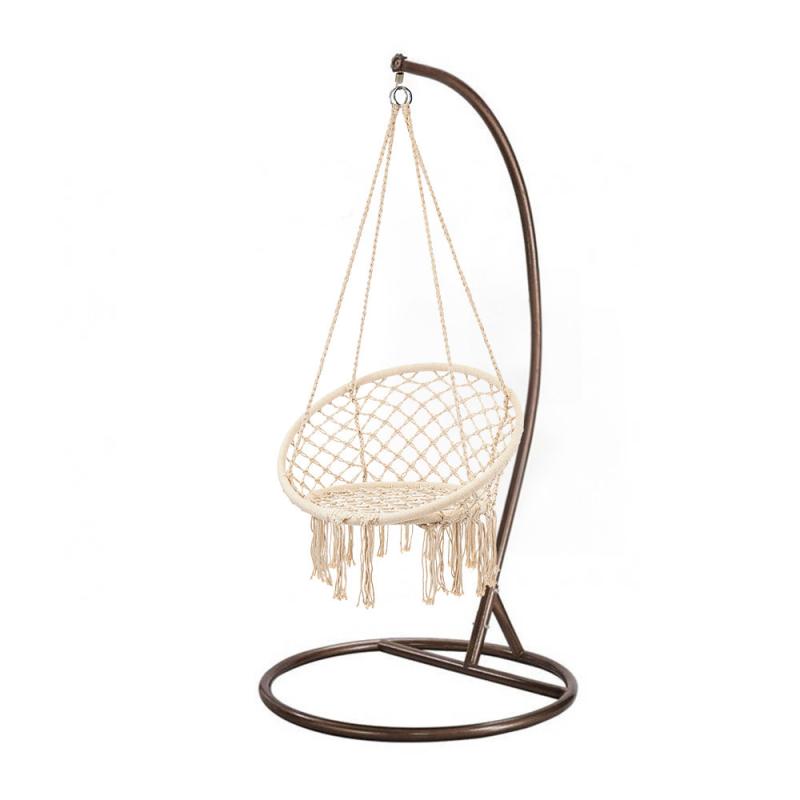 Cardenas függőfotel állvánnyal szürke-fekete