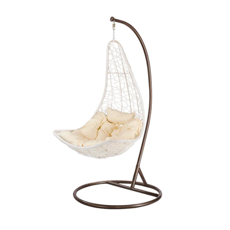 Natal kerti függőfotel fehér-fekete