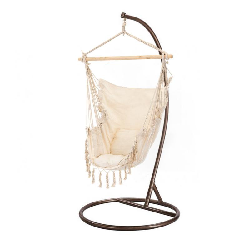 Puerto függőszék állvánnyal szürke-fekete